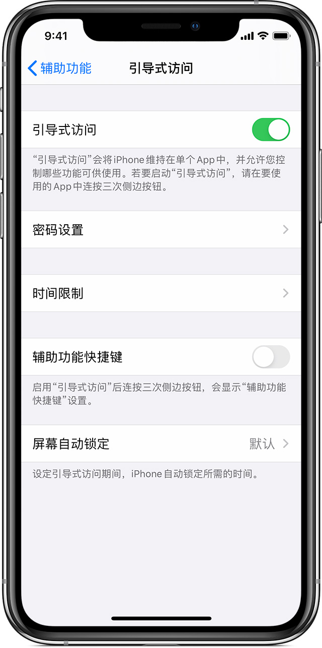 鄯善苹果手机维修分享如何在 iPhone 上退出引导式访问 