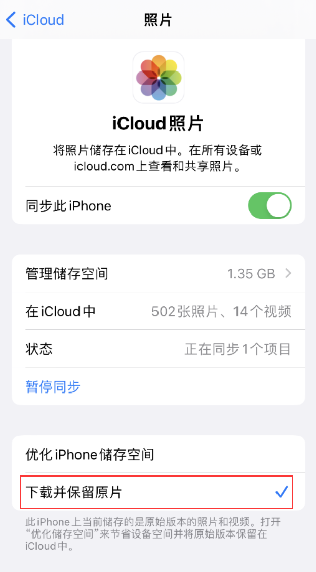 鄯善苹果手机维修分享iPhone 无法加载高质量照片怎么办 