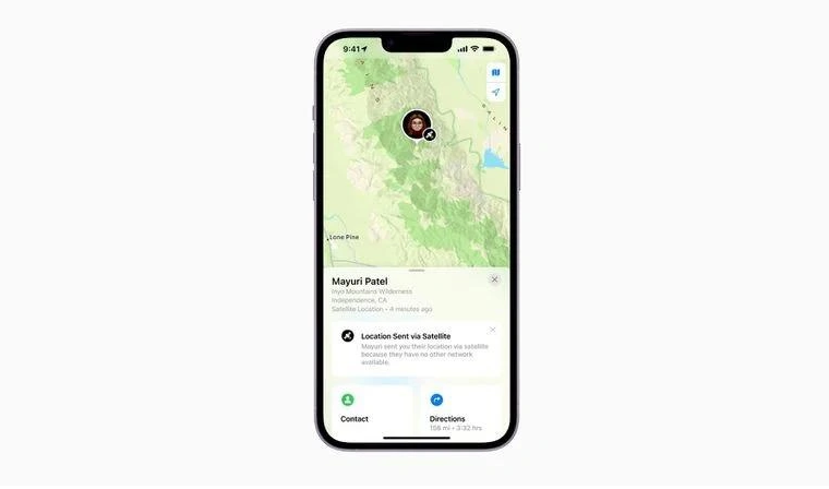 鄯善苹果14维修分享iPhone14系列中 FindMy功能通过卫星分享位置方法教程 