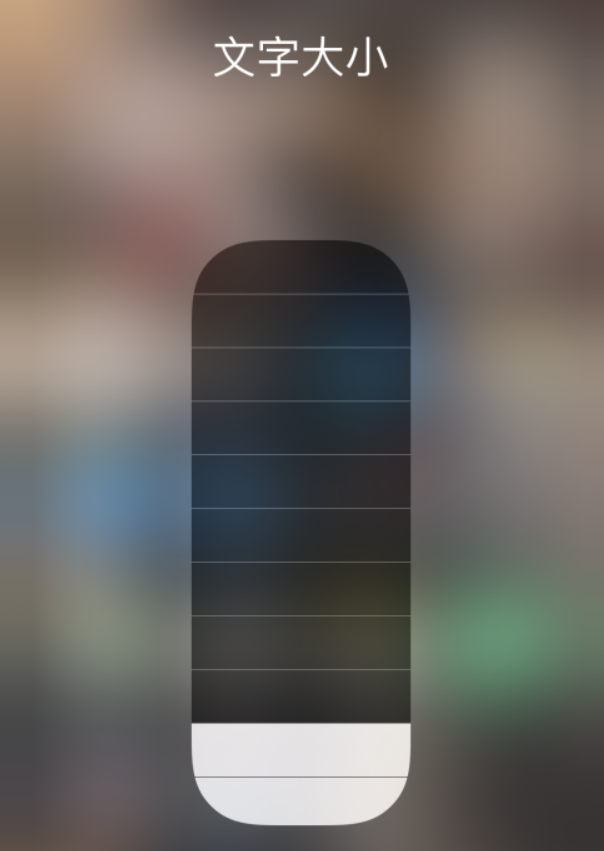 鄯善苹果手机维修分享小技巧：在 iPhone 控制中心快速调节字体大小 